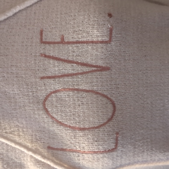 Rae Dunn Super Soft Cream Knit Medium - Picture 2 of 9